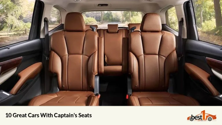 10 Great Cars With Captain's Seats