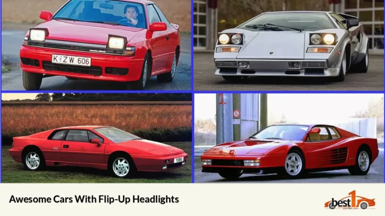 Awesome Cars With Flip-Up Headlights