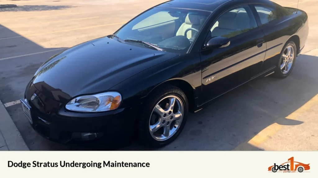 Dodge Stratus Undergoing Maintenance