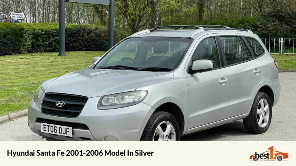 Hyundai Santa Fe 2001-2006 Model In Silver