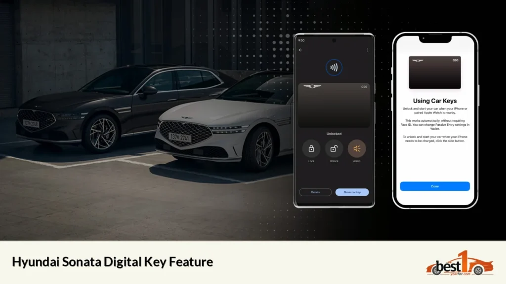 Hyundai Sonata Digital Key Feature