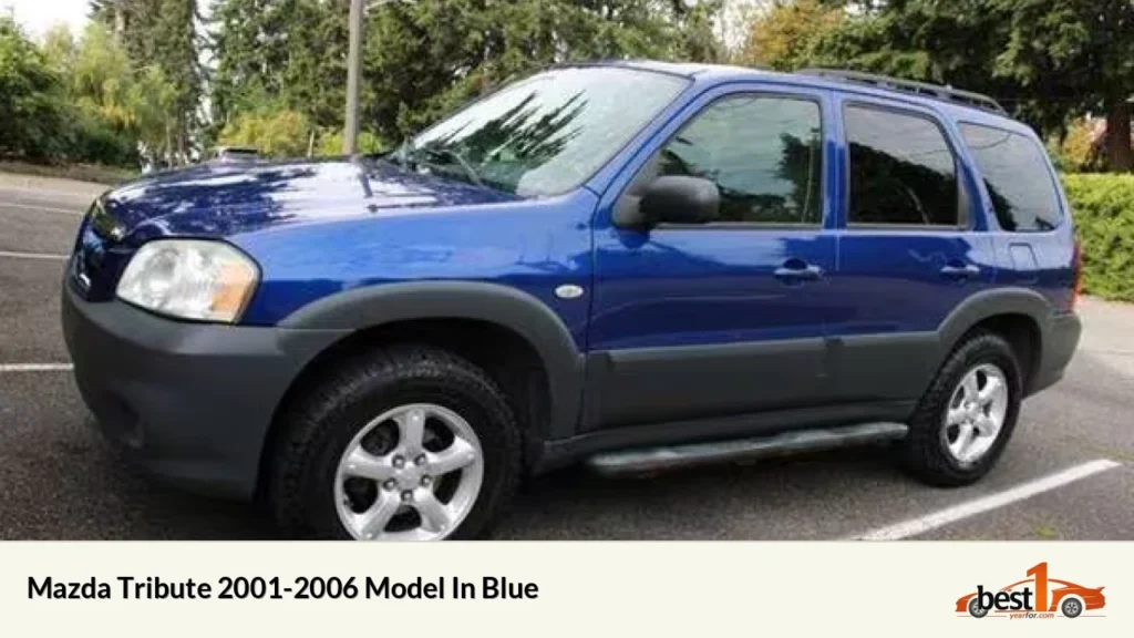 Mazda Tribute 2001-2006 Model In Blue