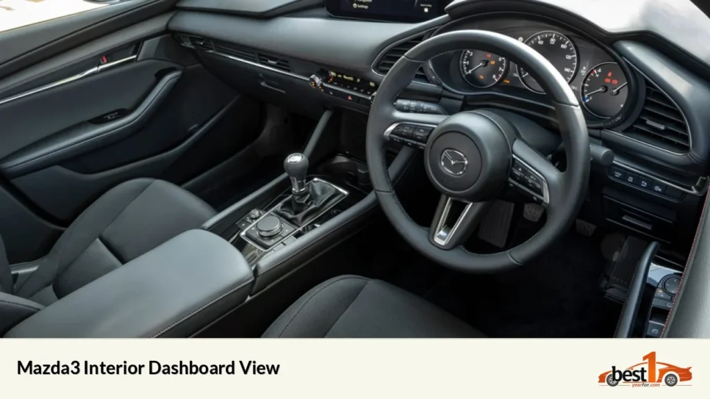 Mazda3 Interior Dashboard View