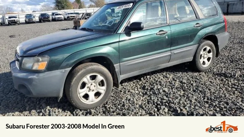 Subaru Forester 2003-2008 Model In Green