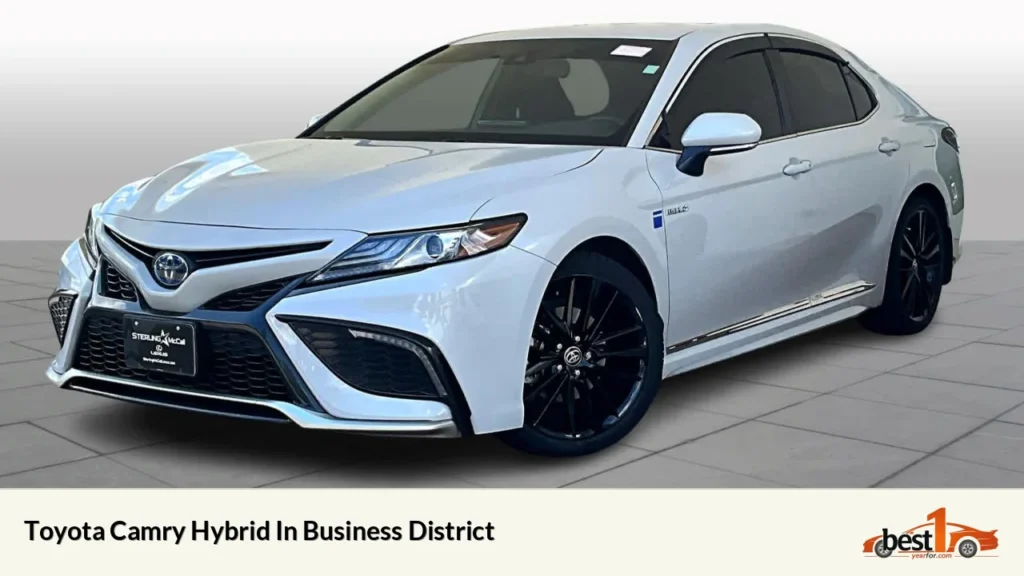 Toyota Camry Hybrid In Business District