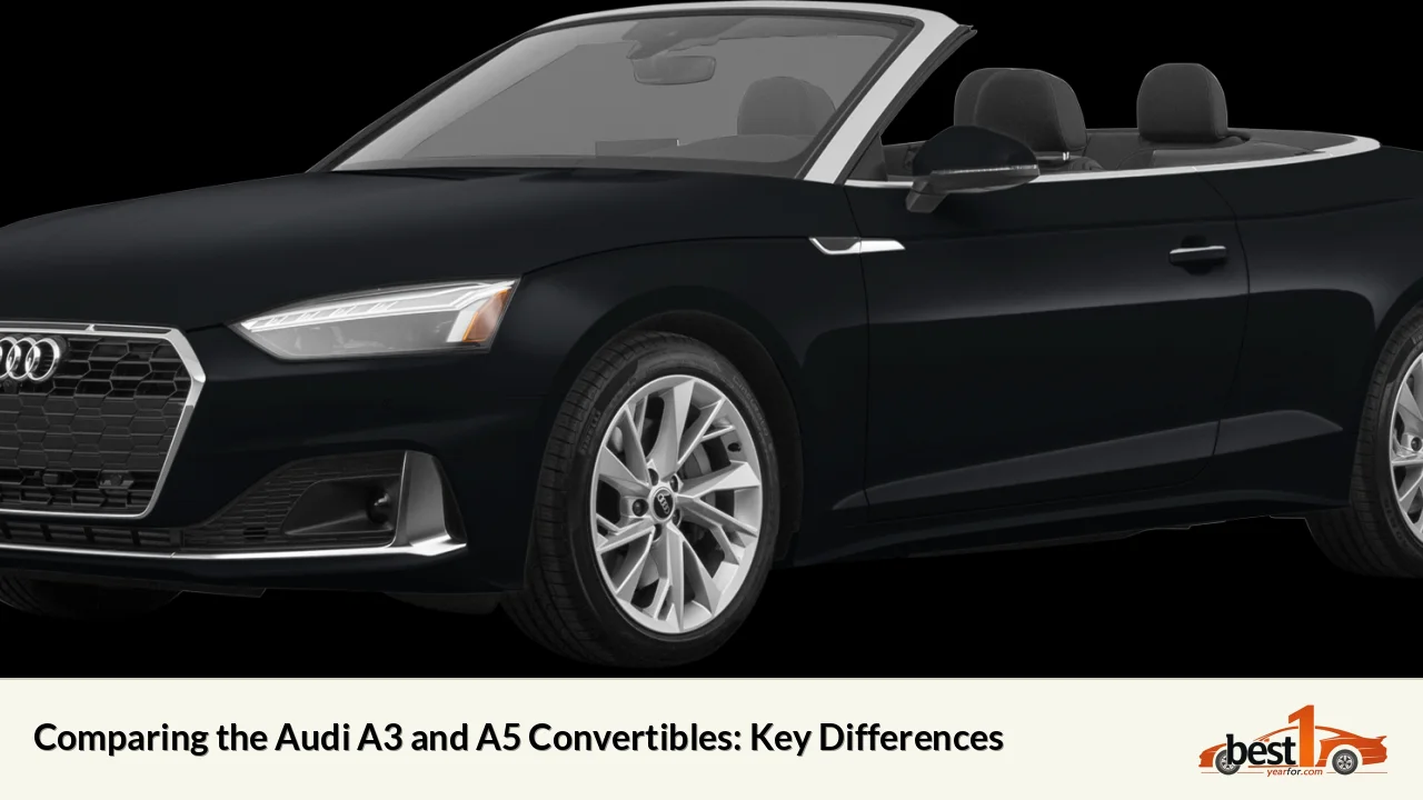 Comparing the Audi A3 and A5 Convertibles: Key Differences