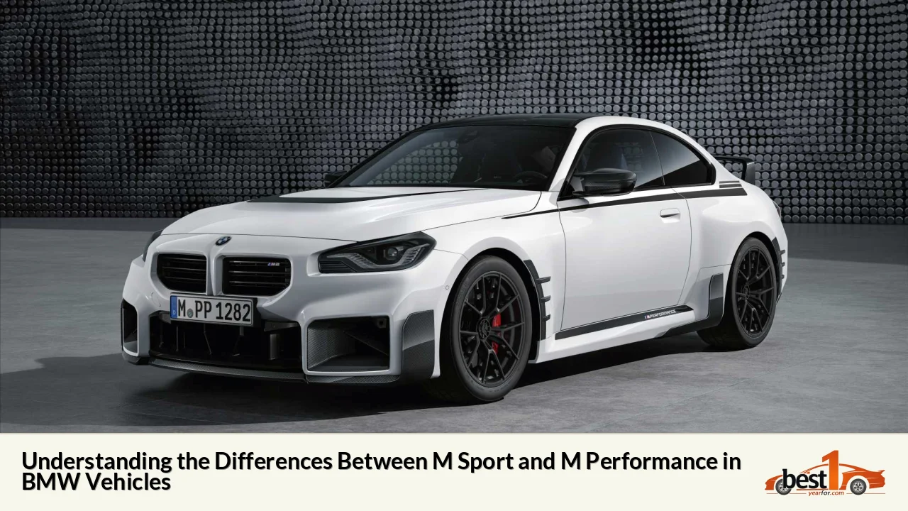 Understanding the Differences Between M Sport and M Performance in BMW Vehicles